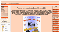 Desktop Screenshot of fuentesclaras.com